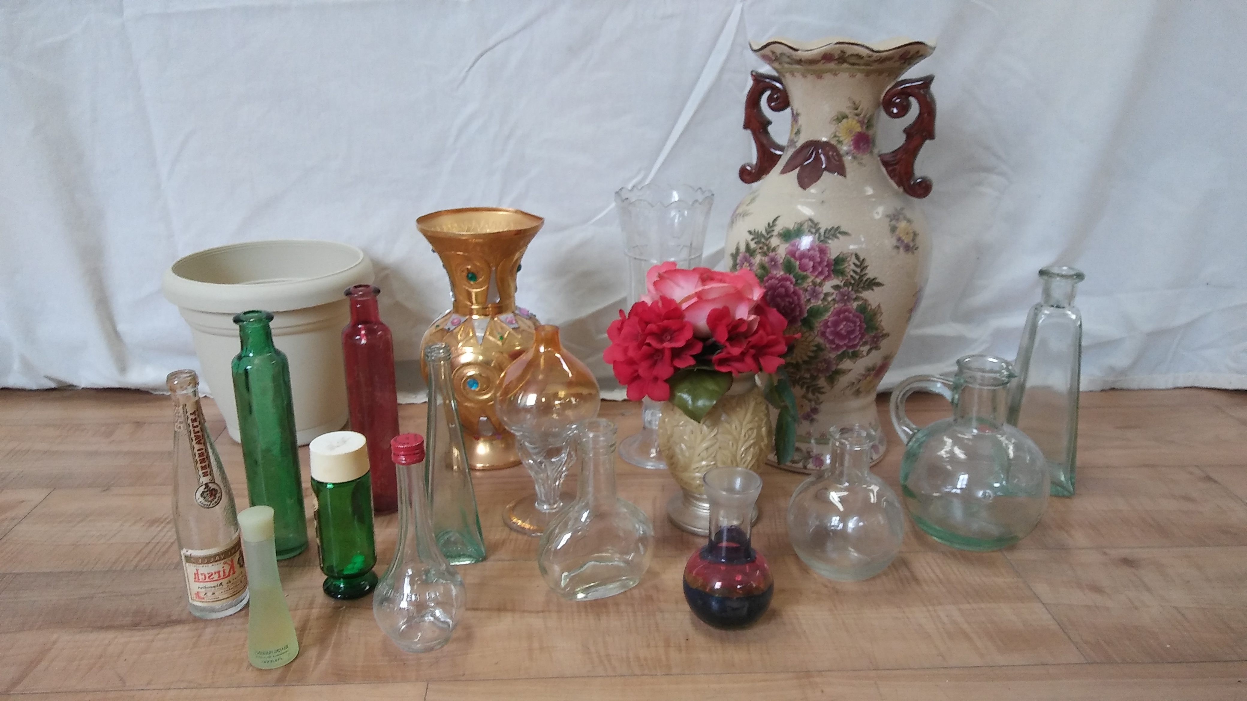 vases and bottles