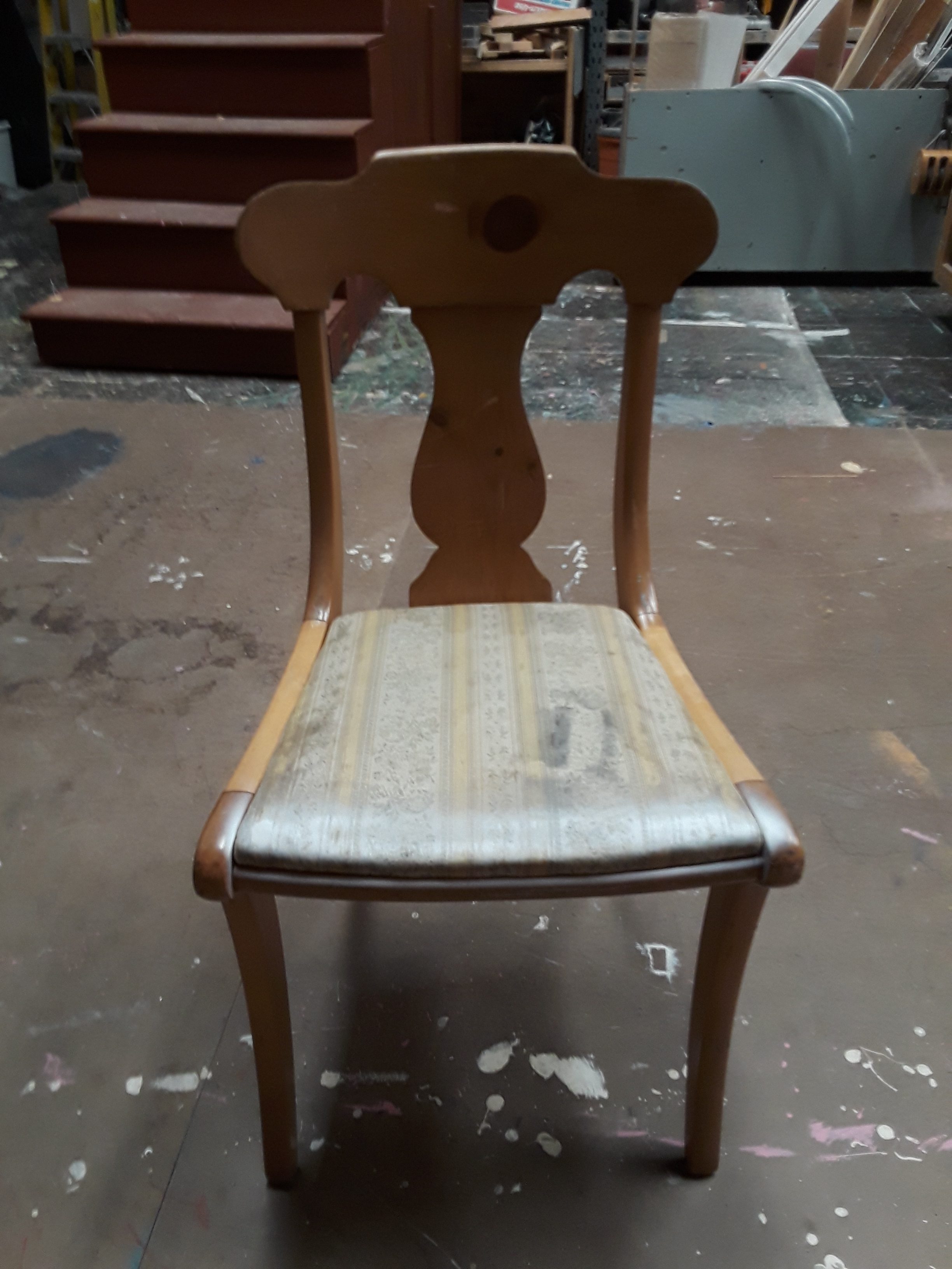 chair (needs refinishing)