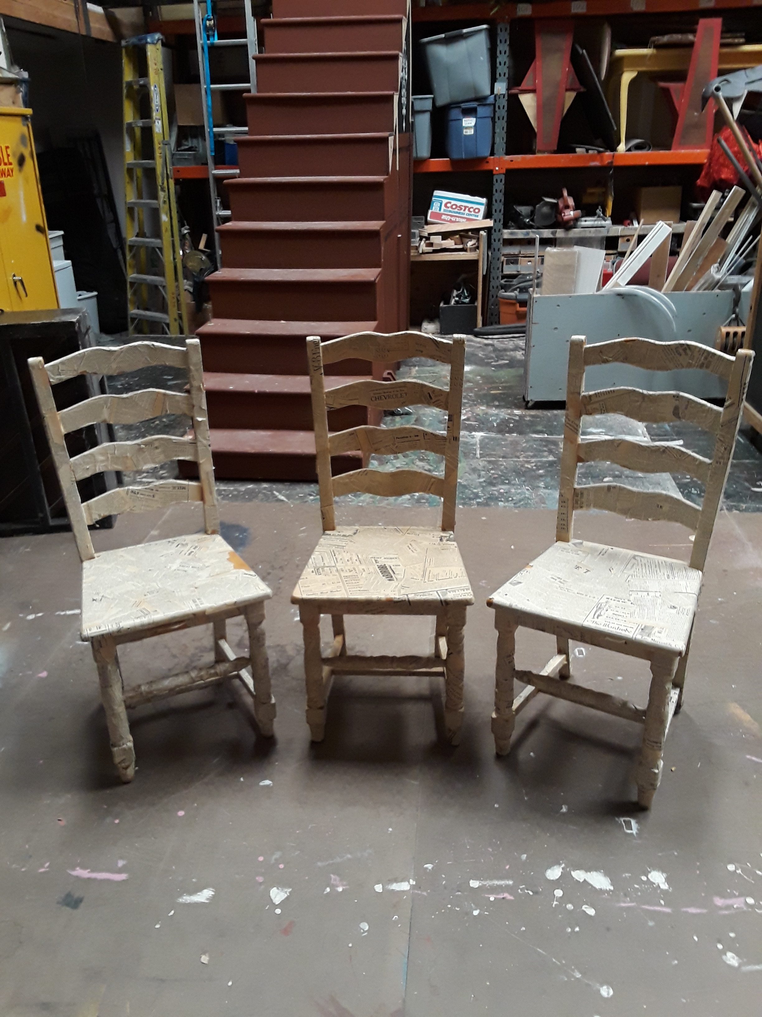 chairs (3, newspaper) (1) chairs (3, newspaper) (1)