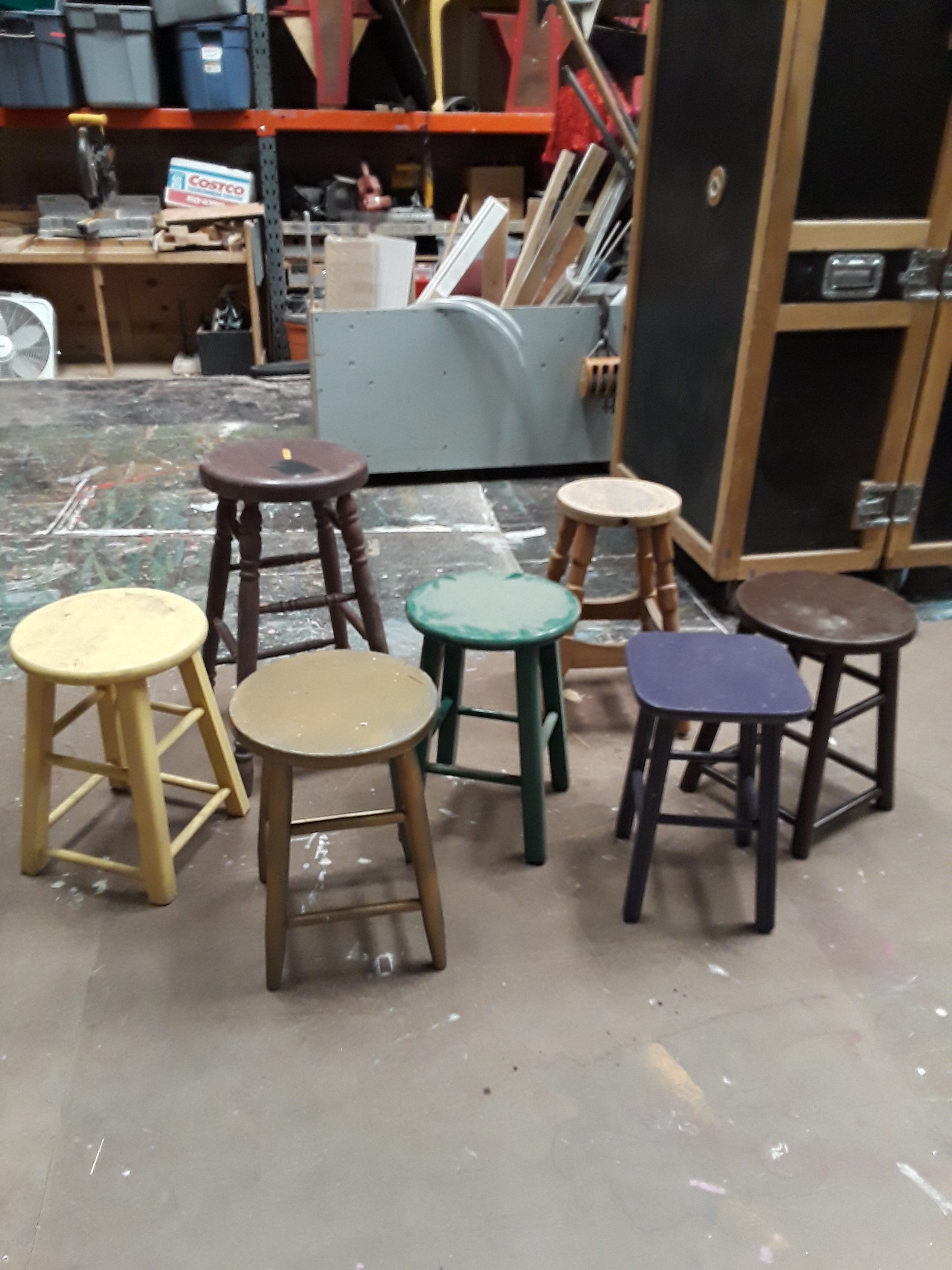 stools (various sizes & colors)
