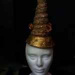 small gold headpiece